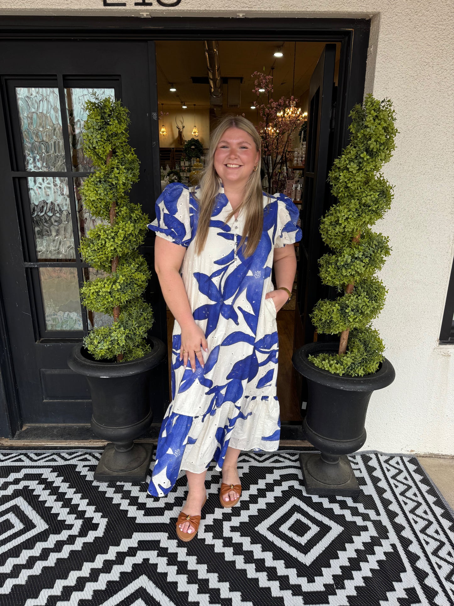 Wrenly Dress - Royal