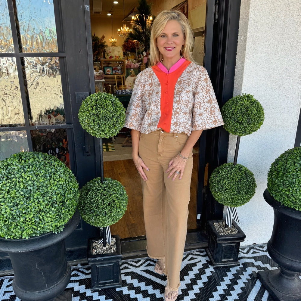 Jillian Top - Orange