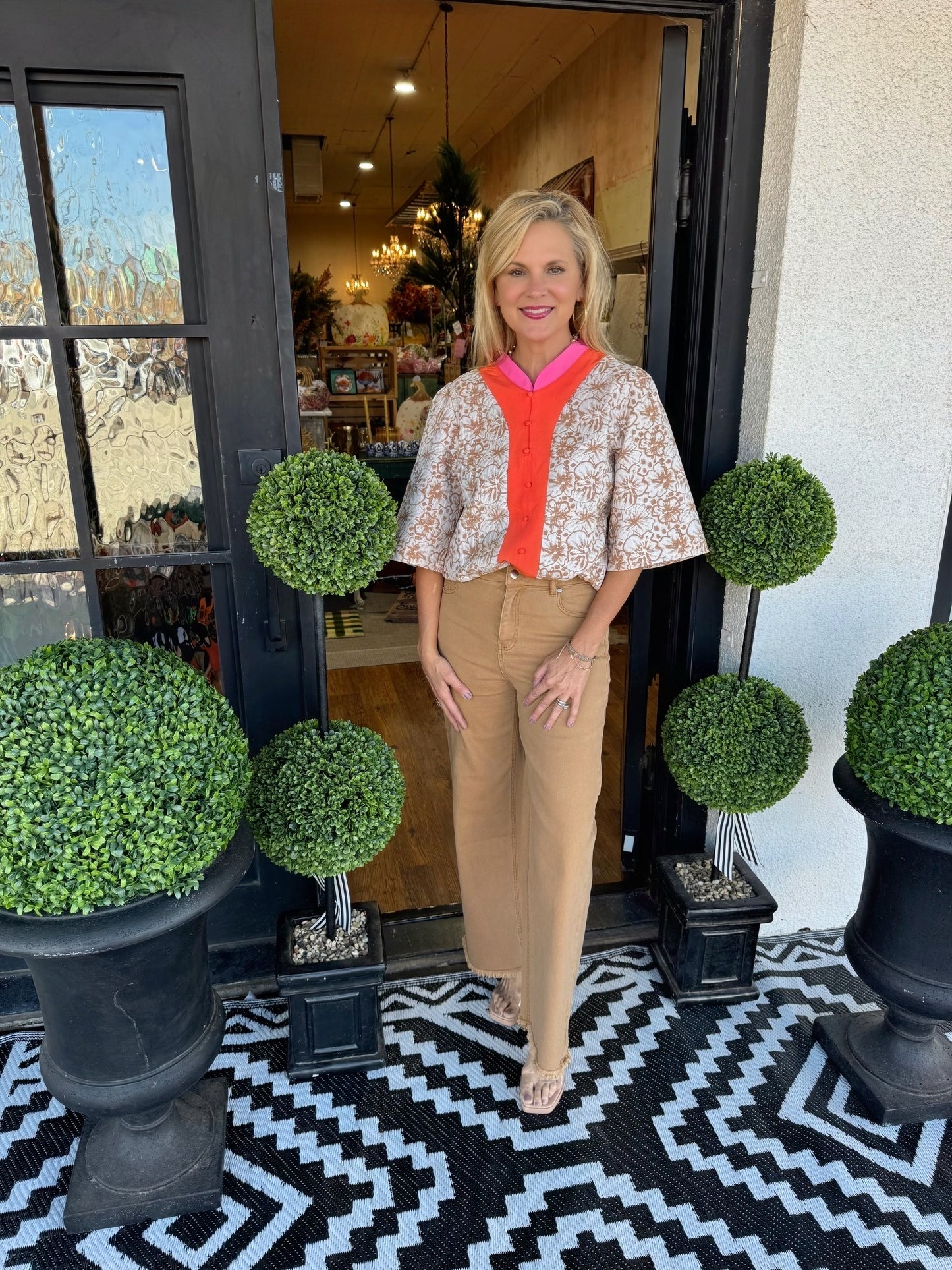 Jillian Top - Orange