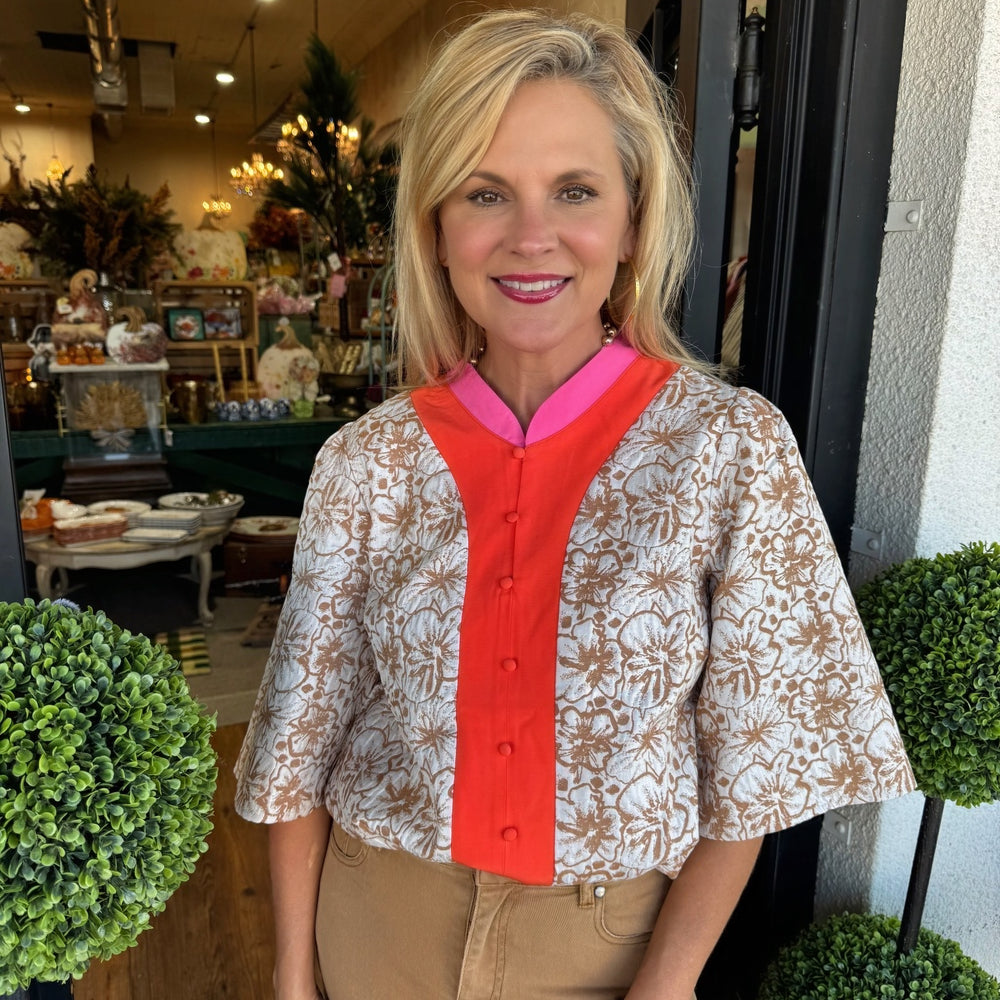 
                  
                    Jillian Top - Orange
                  
                