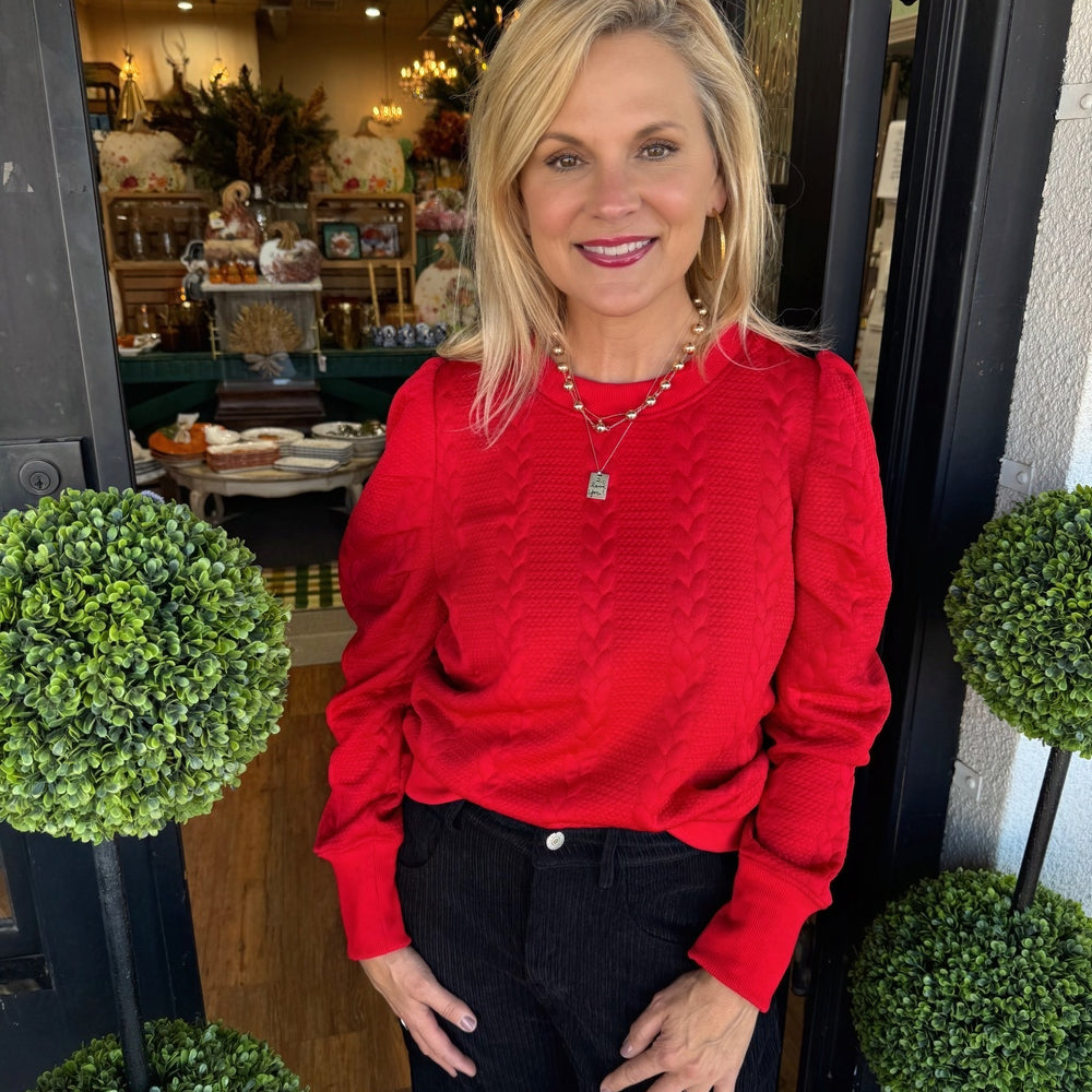 
                  
                    Lettie Top-Red
                  
                