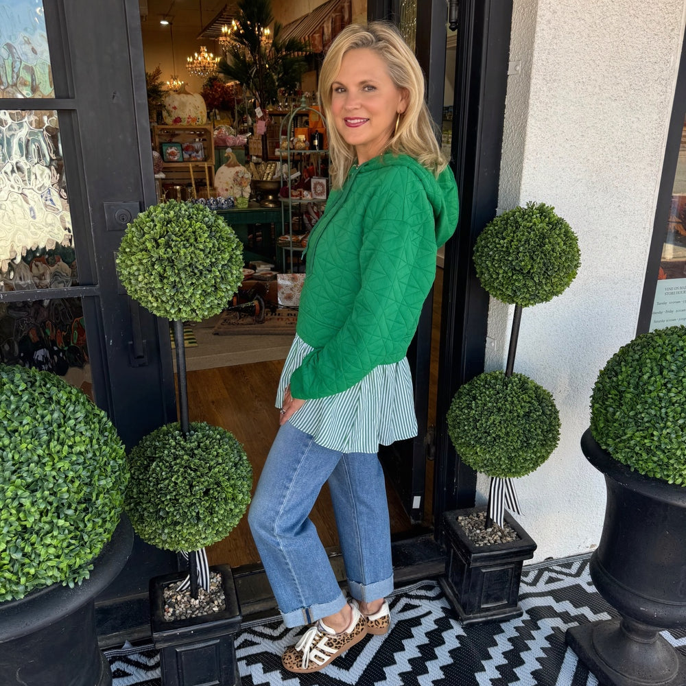 
                  
                    Amie Pullover Top - Kelly Green
                  
                