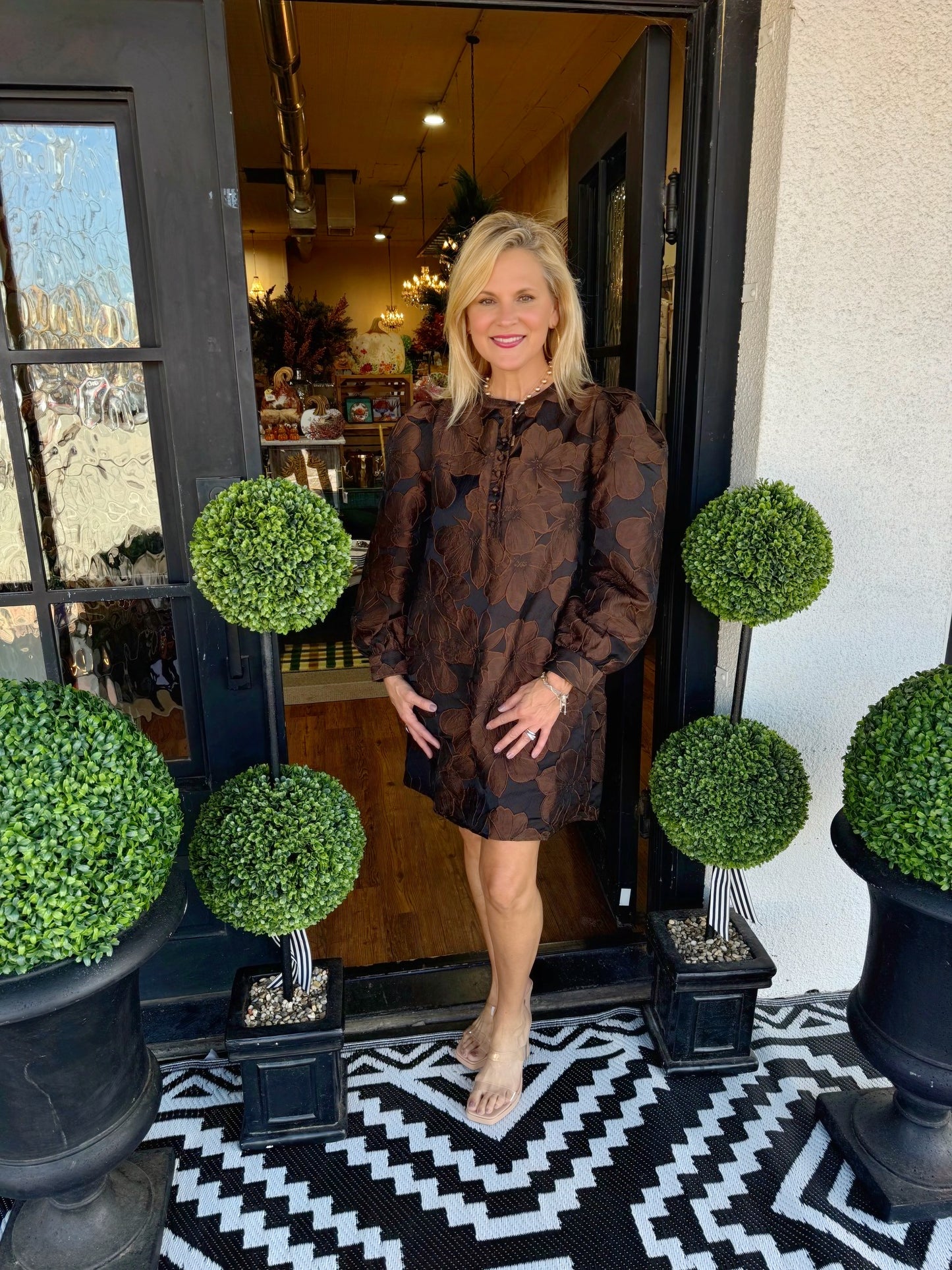 Tiffany Dress - Brown