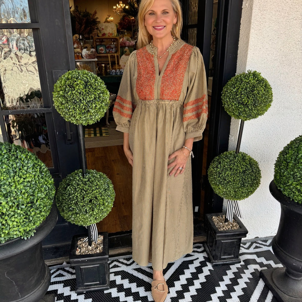 Lilith Dress - Taupe