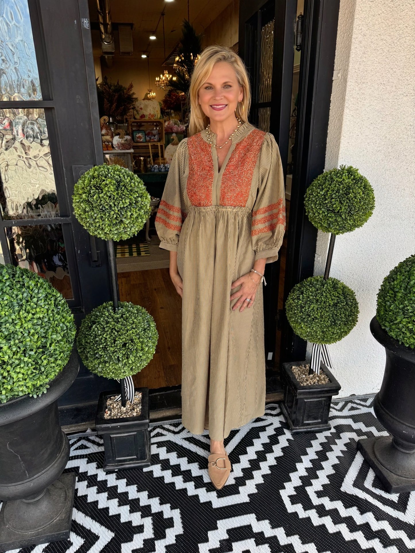 Lilith Dress - Taupe