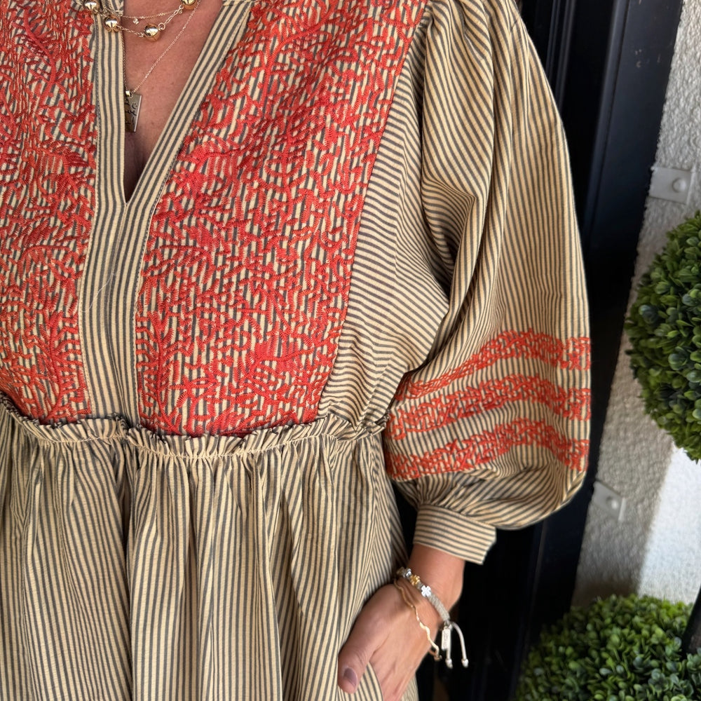 Lilith Dress - Taupe