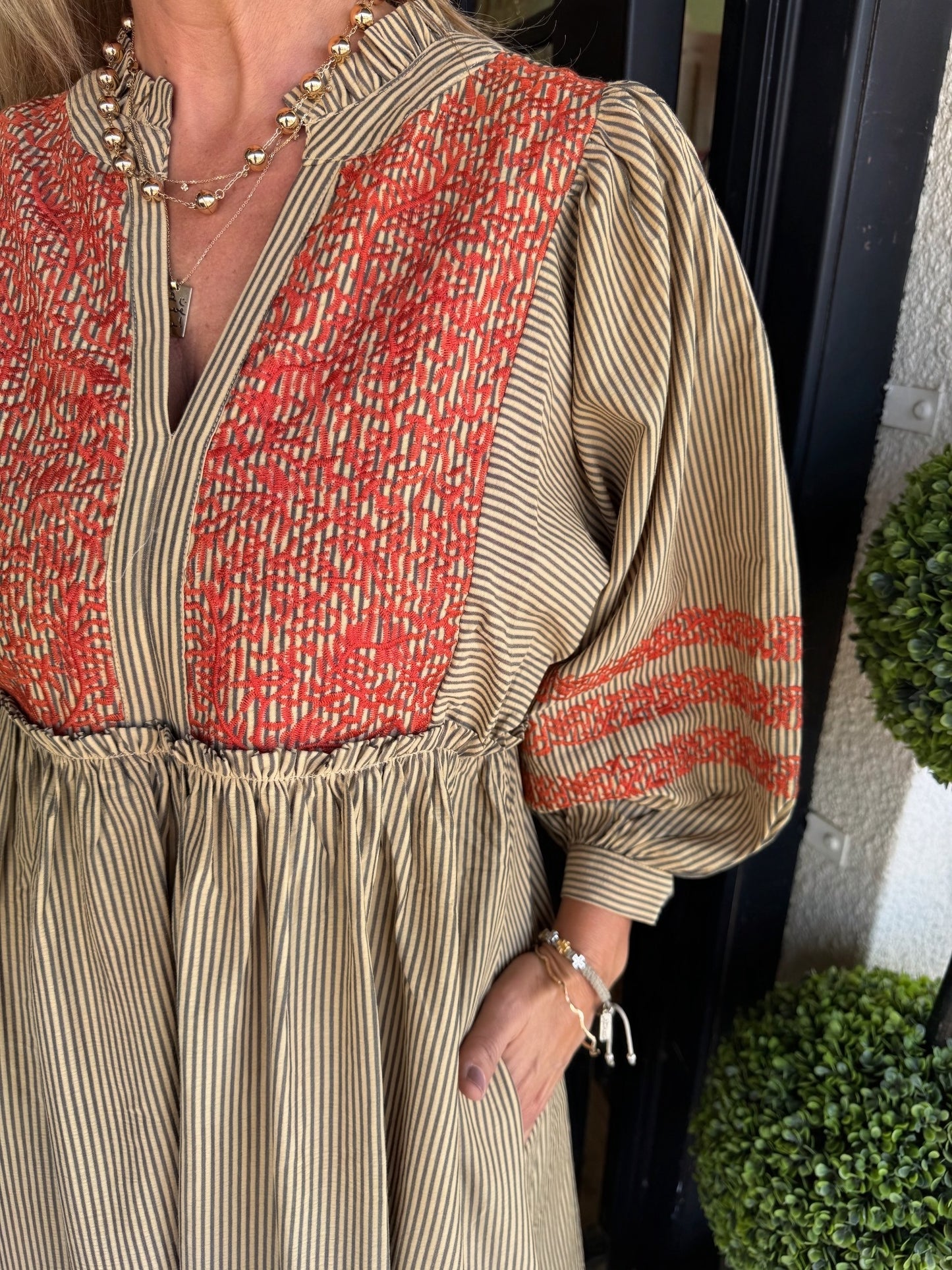 Lilith Dress - Taupe