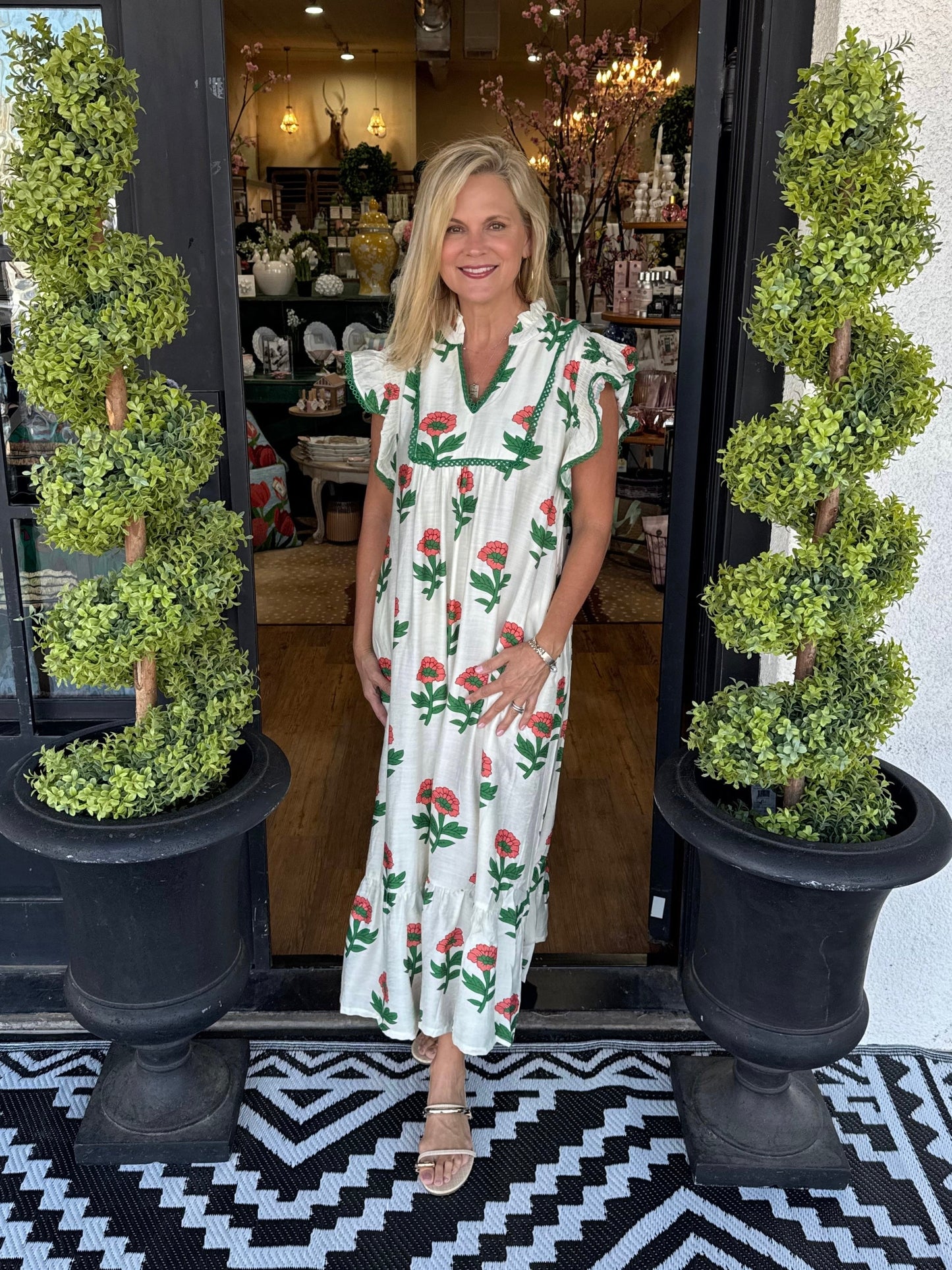 Sawyer Dress - Cream Mix