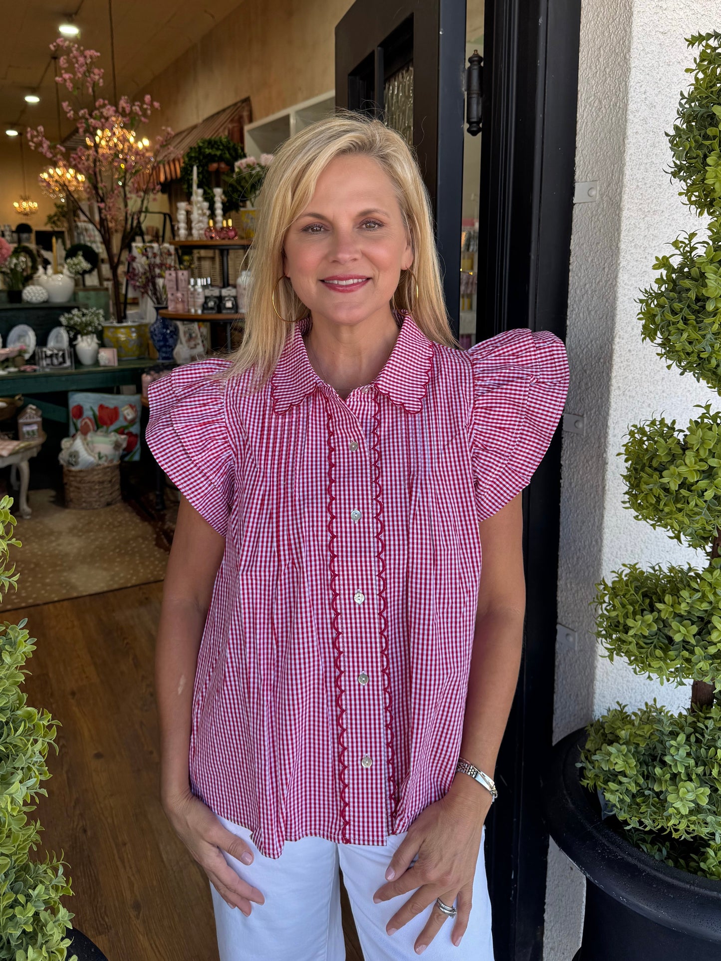 Caroline Top - Red