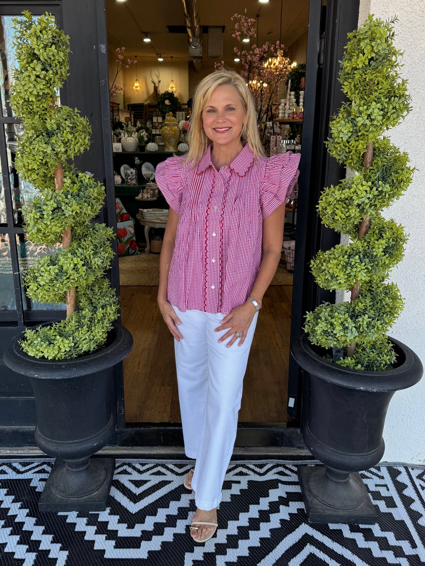 Caroline Top - Red