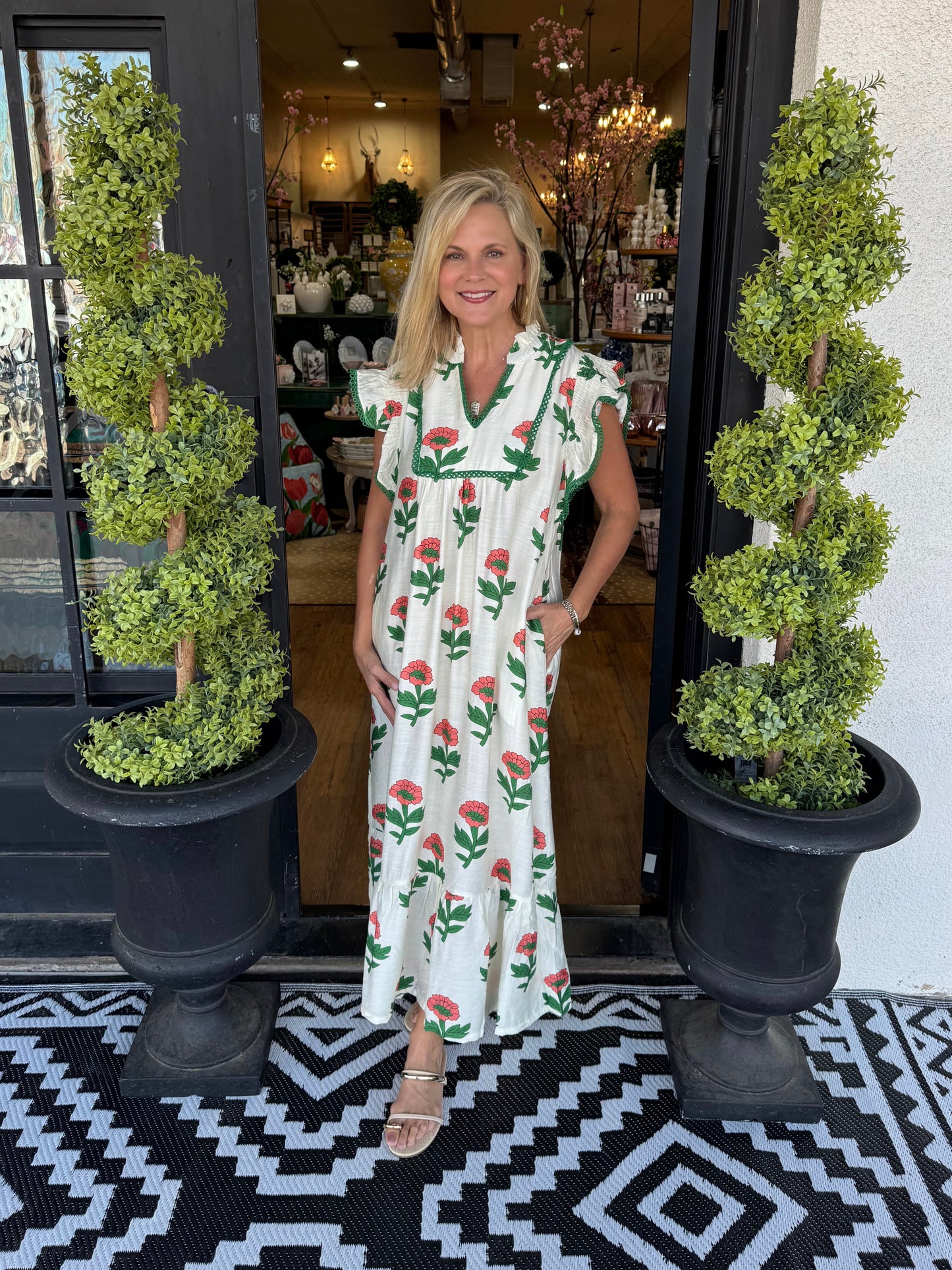 Sawyer Dress - Cream Mix