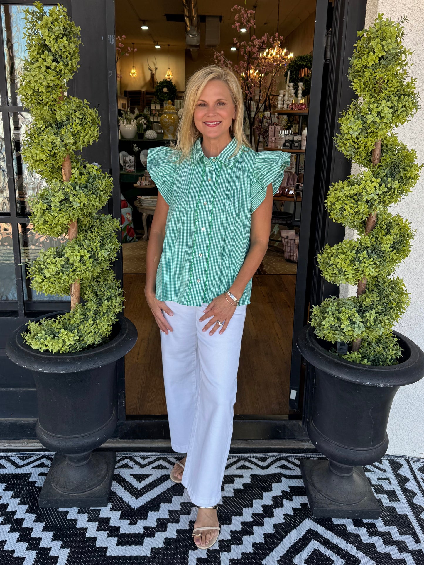 Caroline Top - Green