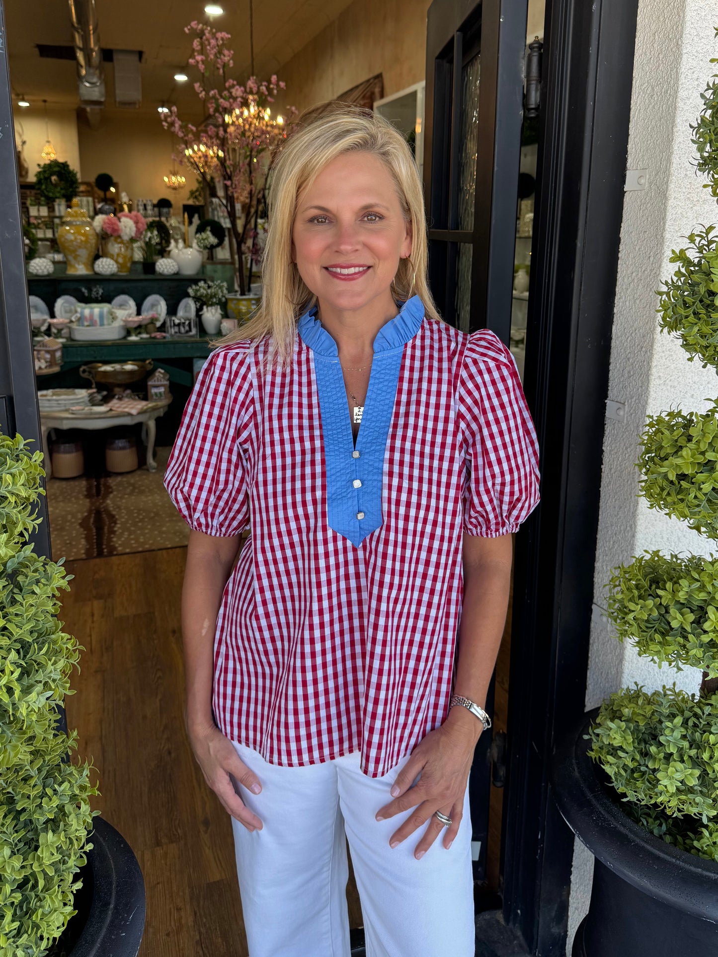 Claudia Top - Red