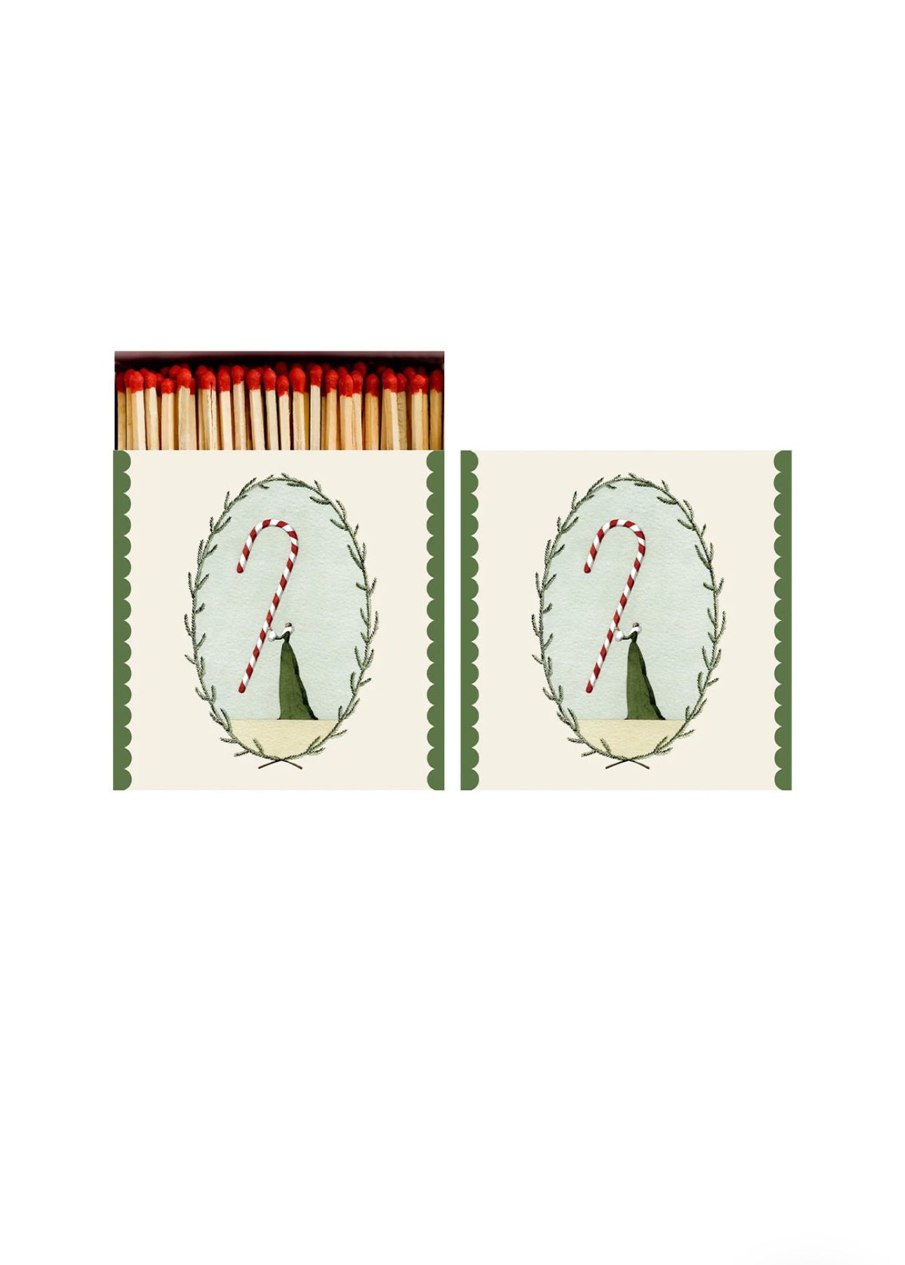 Candy Cane Frame Matches (60)