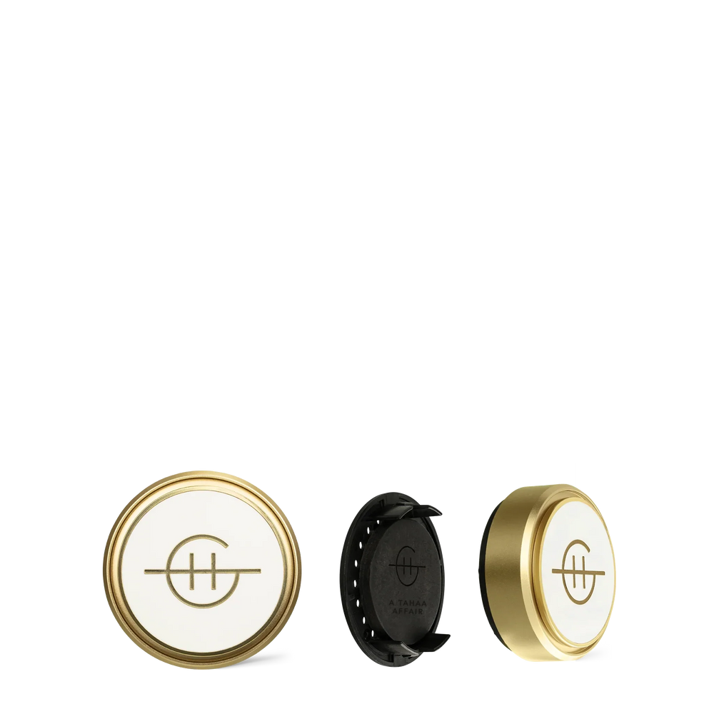 
                  
                    Car Diffuser - White/Gold
                  
                