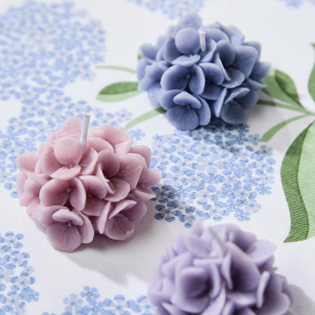 Hydrangea Floral Candles