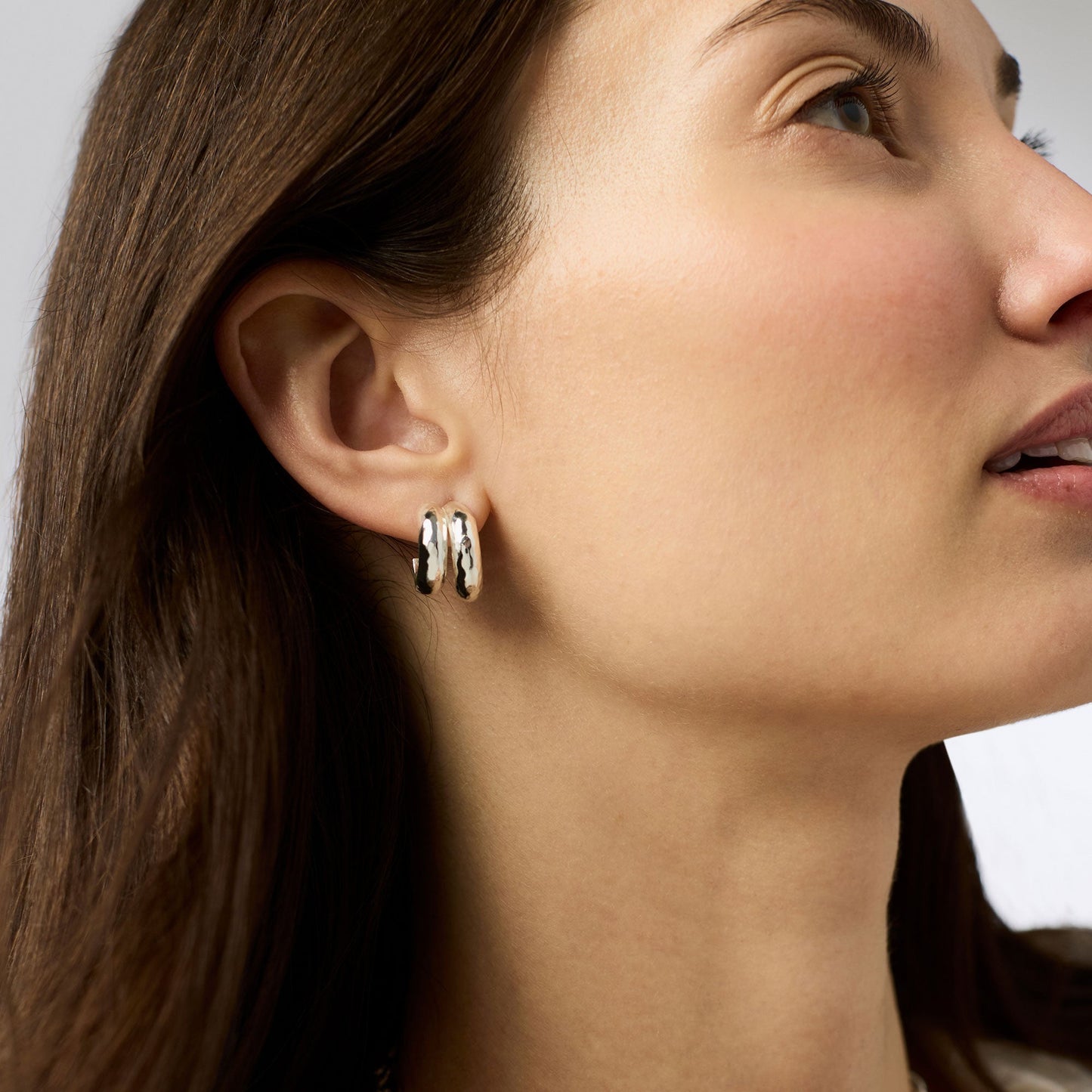 Havana Double Hoop - Silver