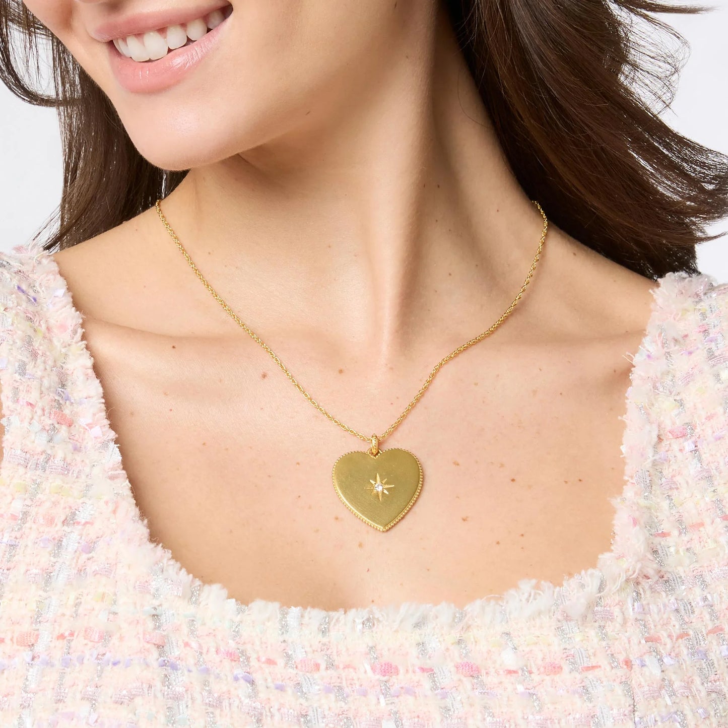 Heart Necklace Cubic Zirconia