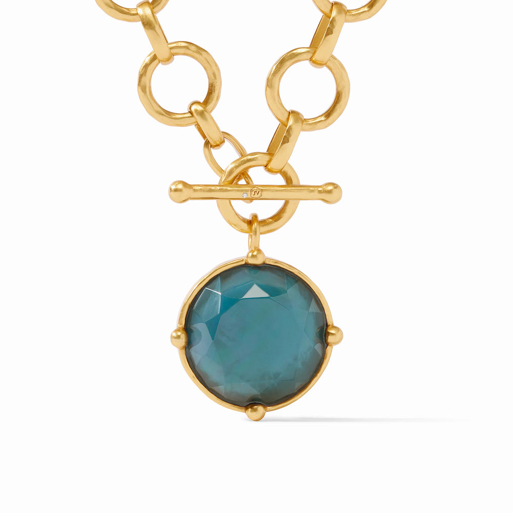 
                  
                    Honeybee Statement Necklace - Iridescent Montana Blue
                  
                