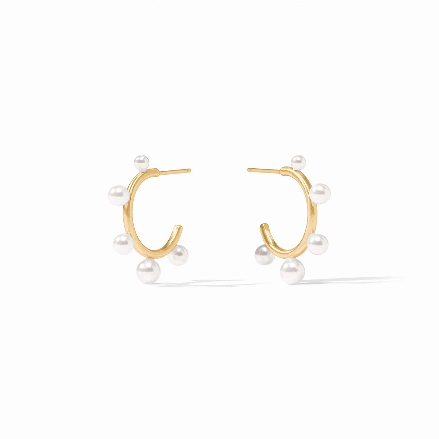 Hydra Stone Hoop Gold