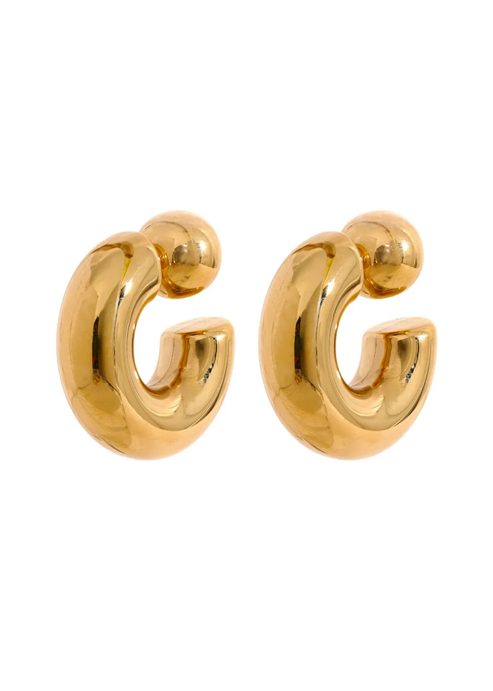 Ashley Hoop Earrings Gold