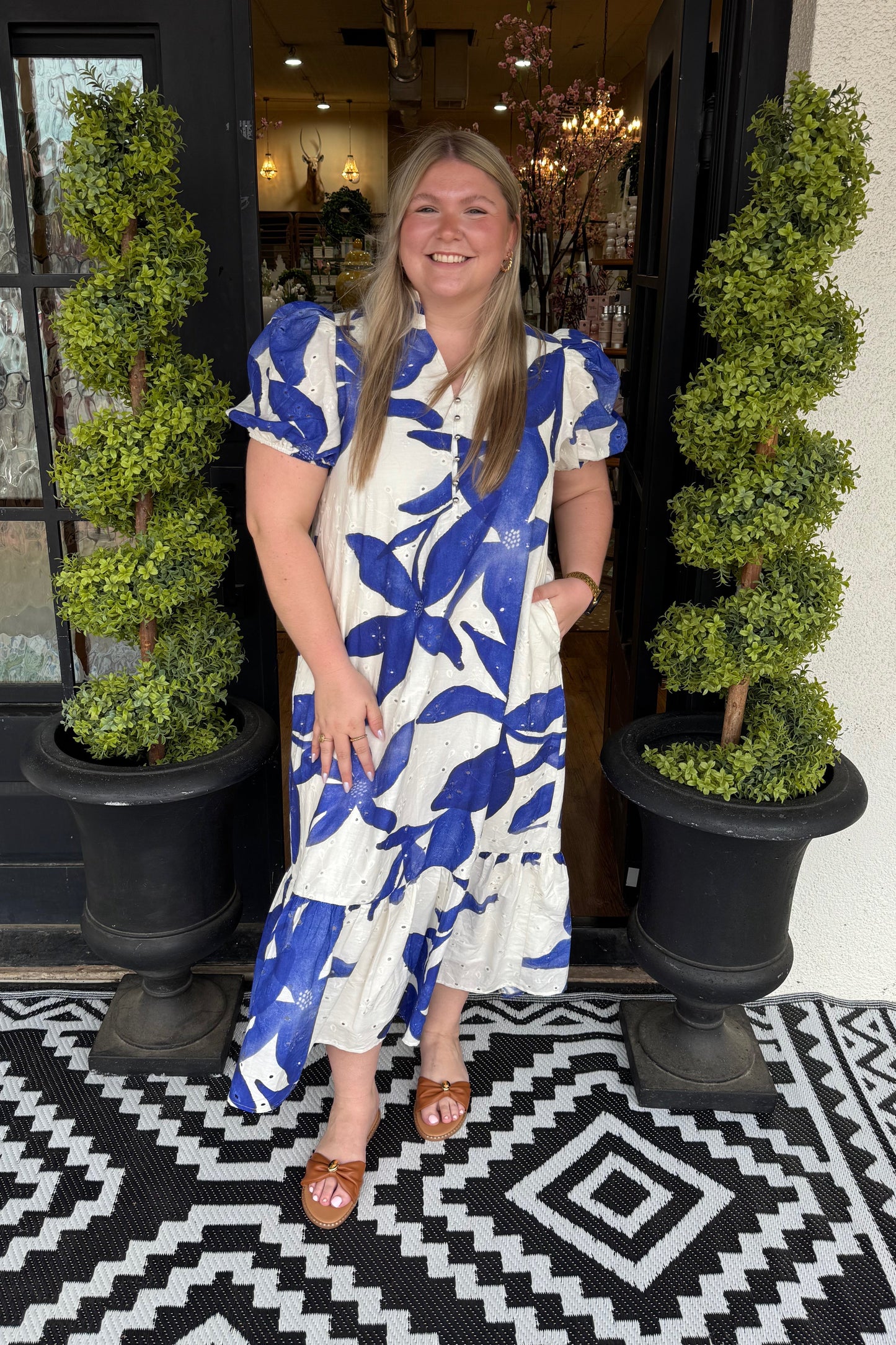 Wrenly Dress - Royal