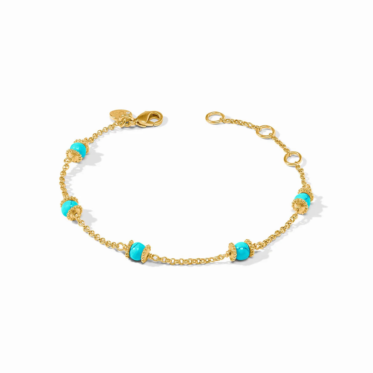 Hydra Delicate Bracelet - Gold -Turquoise Blue
