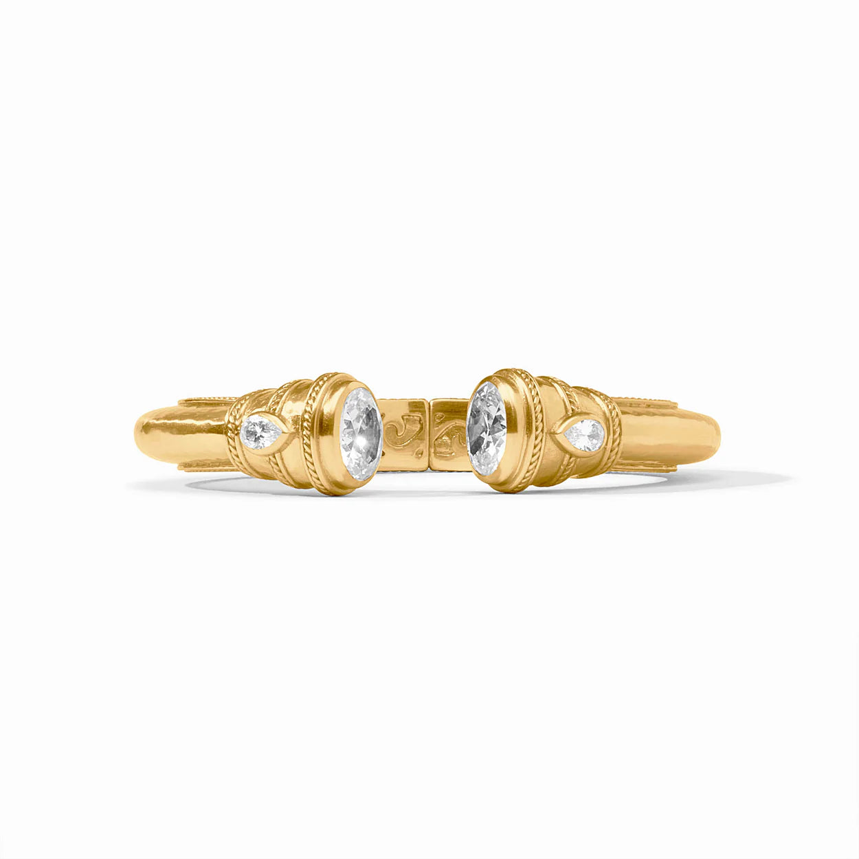Cannes Demi Cuff - Gold - Cubic Zirconia