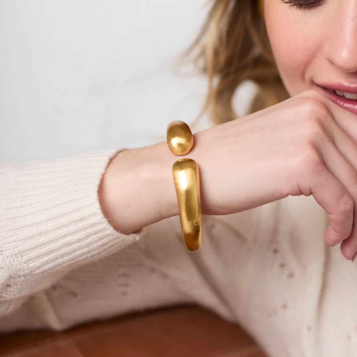 Solara Demi Cuff - Gold - OS