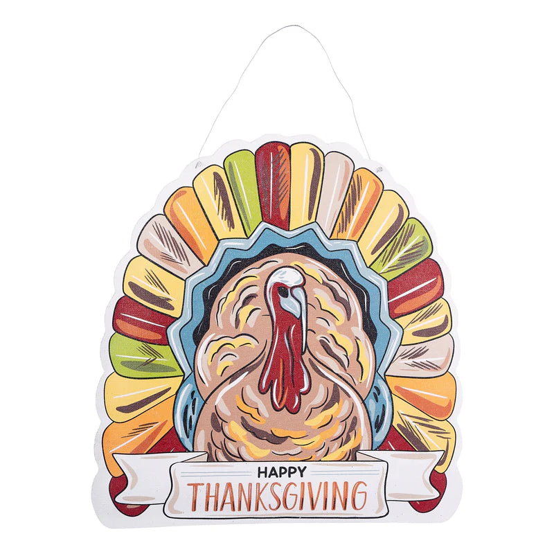 Trick or Treaters/ Turkey Burlee Door Hanger