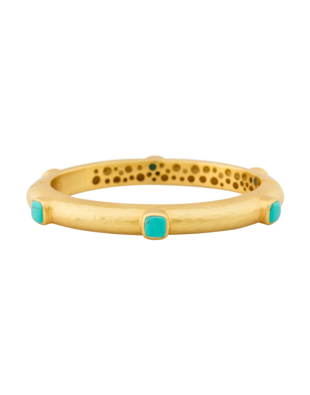 Catalina Hinge Bangle Bracelet Turquoise