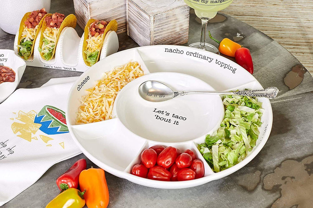 Let’s Taco Bout It Platter & Spoon