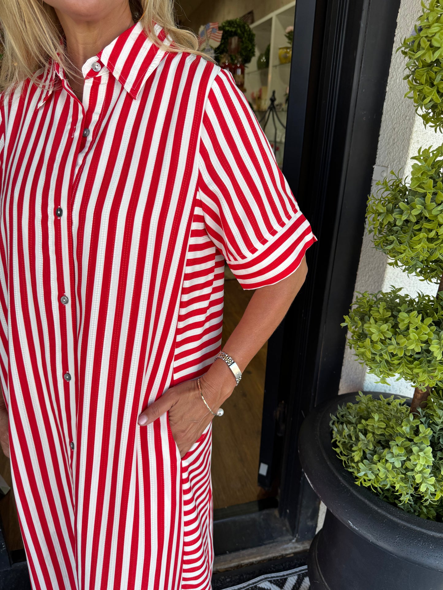 Basset Dress - Red