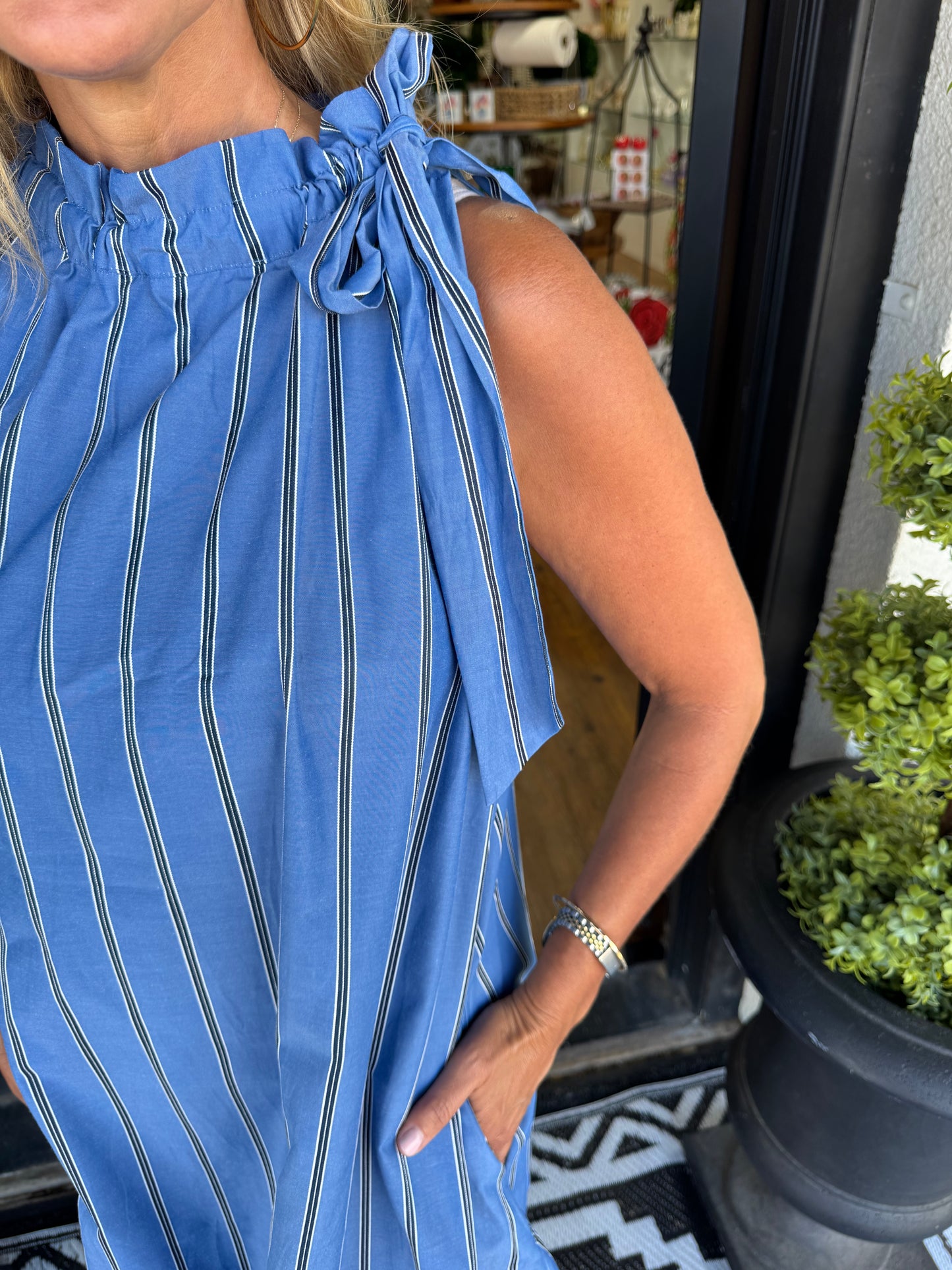 Val Dress - Indigo