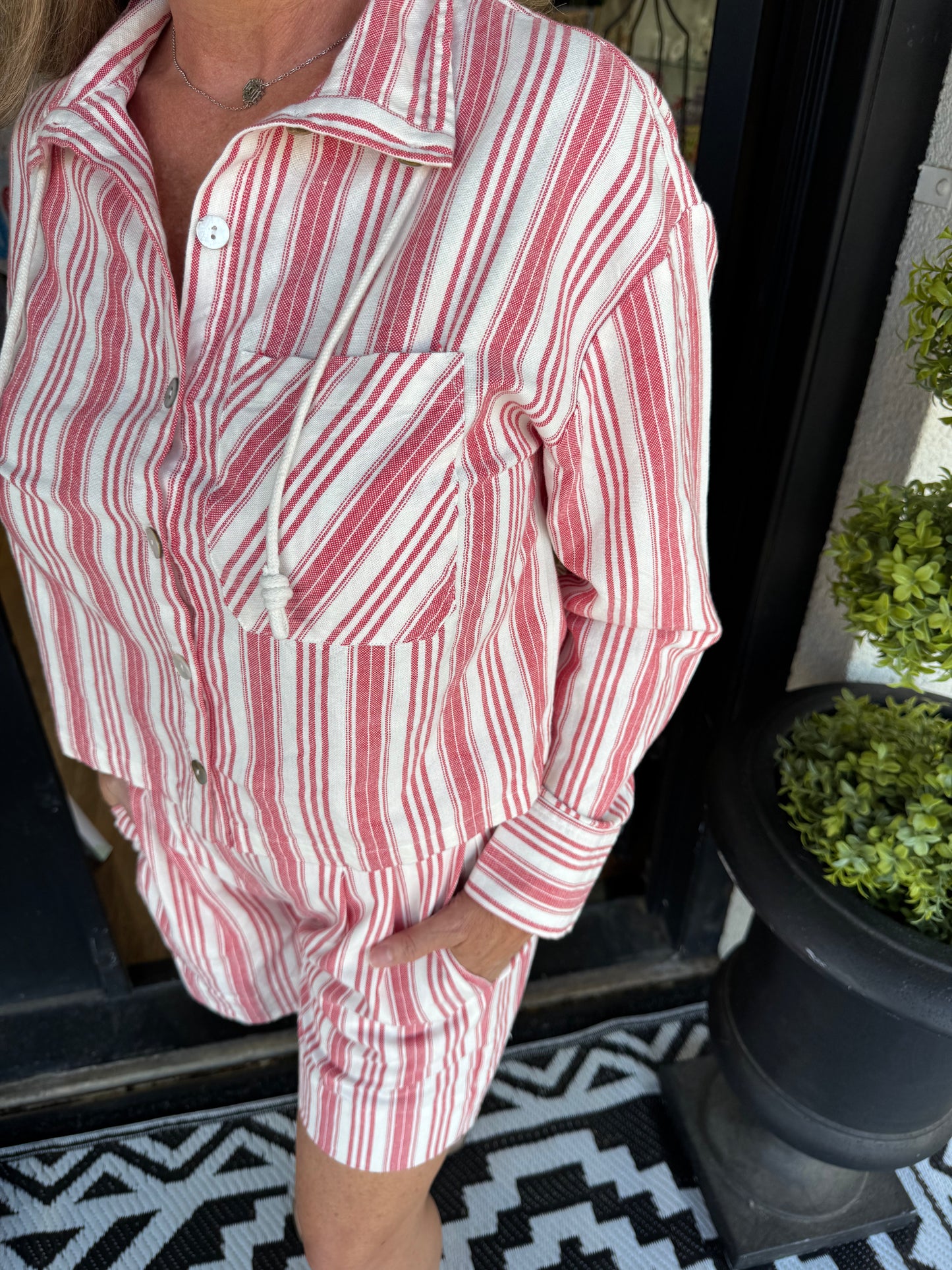 Ivy Jane Stripe Sailor Jacket