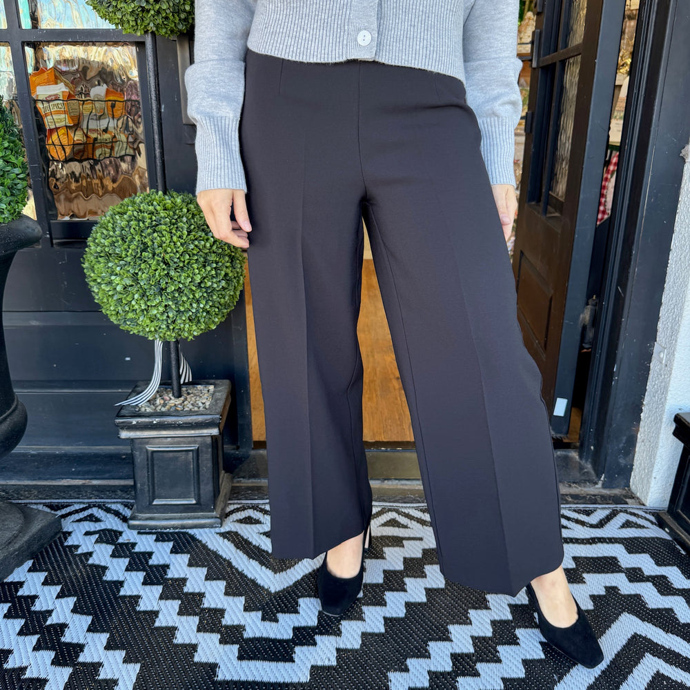 
                  
                    June Wide Leg Pants- Black
                  
                