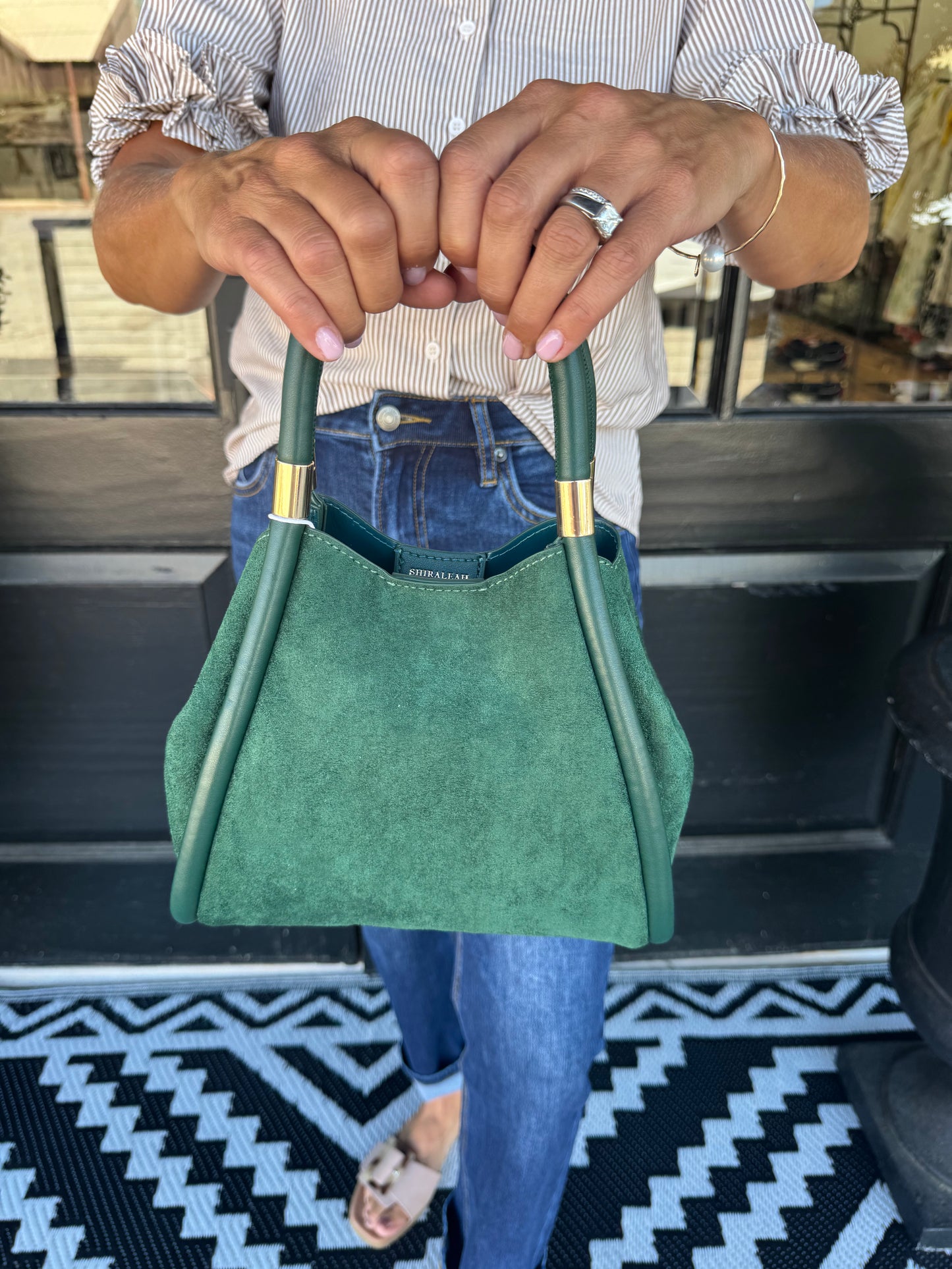Danny Mini Tote - Emerald