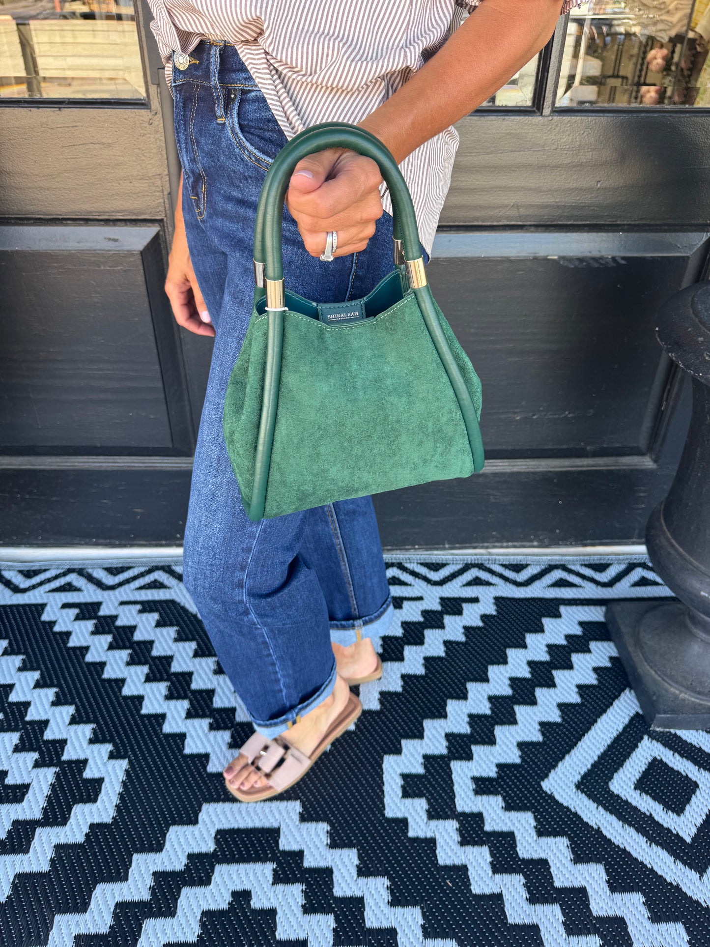 Danny Mini Tote - Emerald
