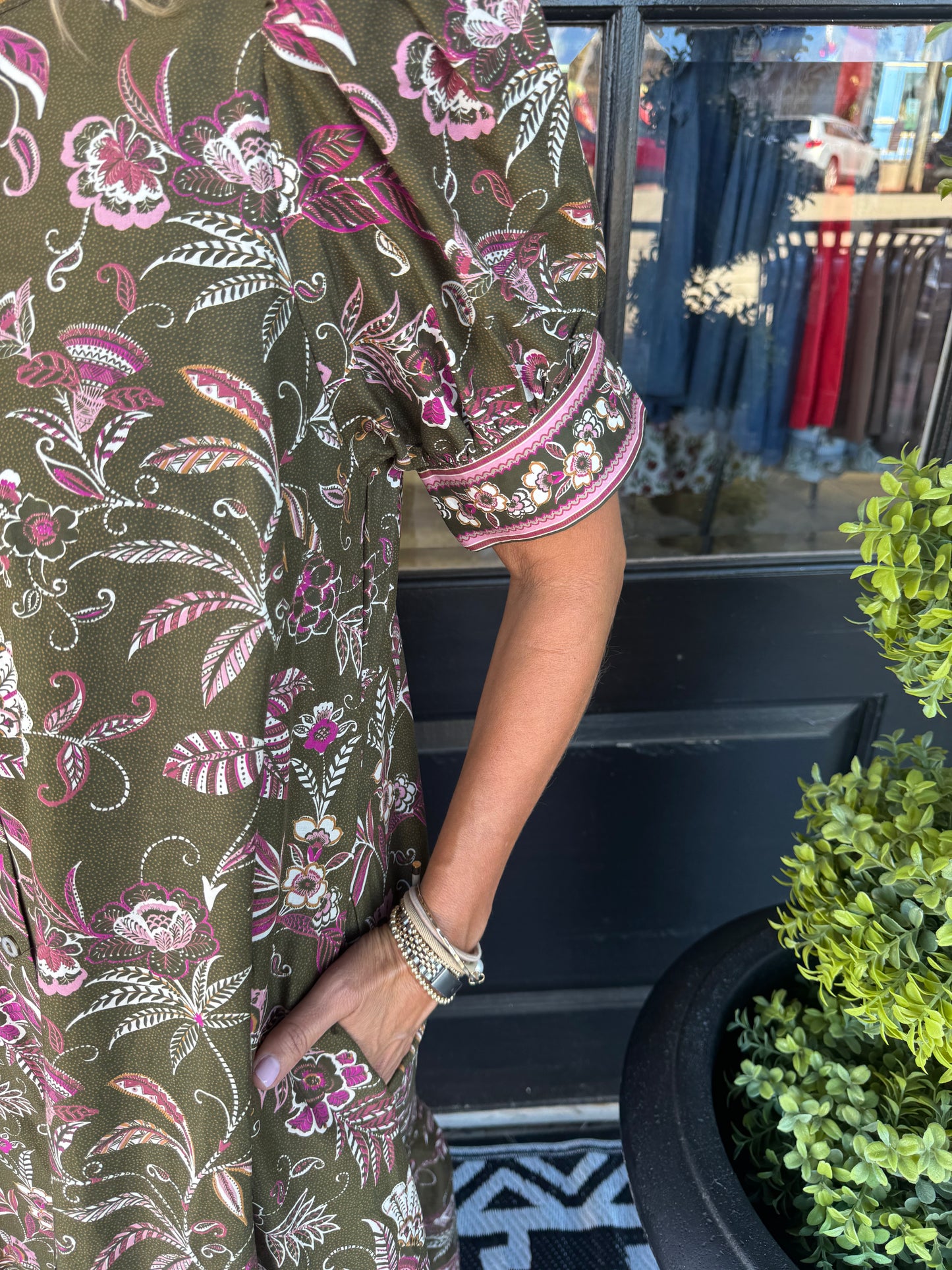 Gabby Dress - Olive