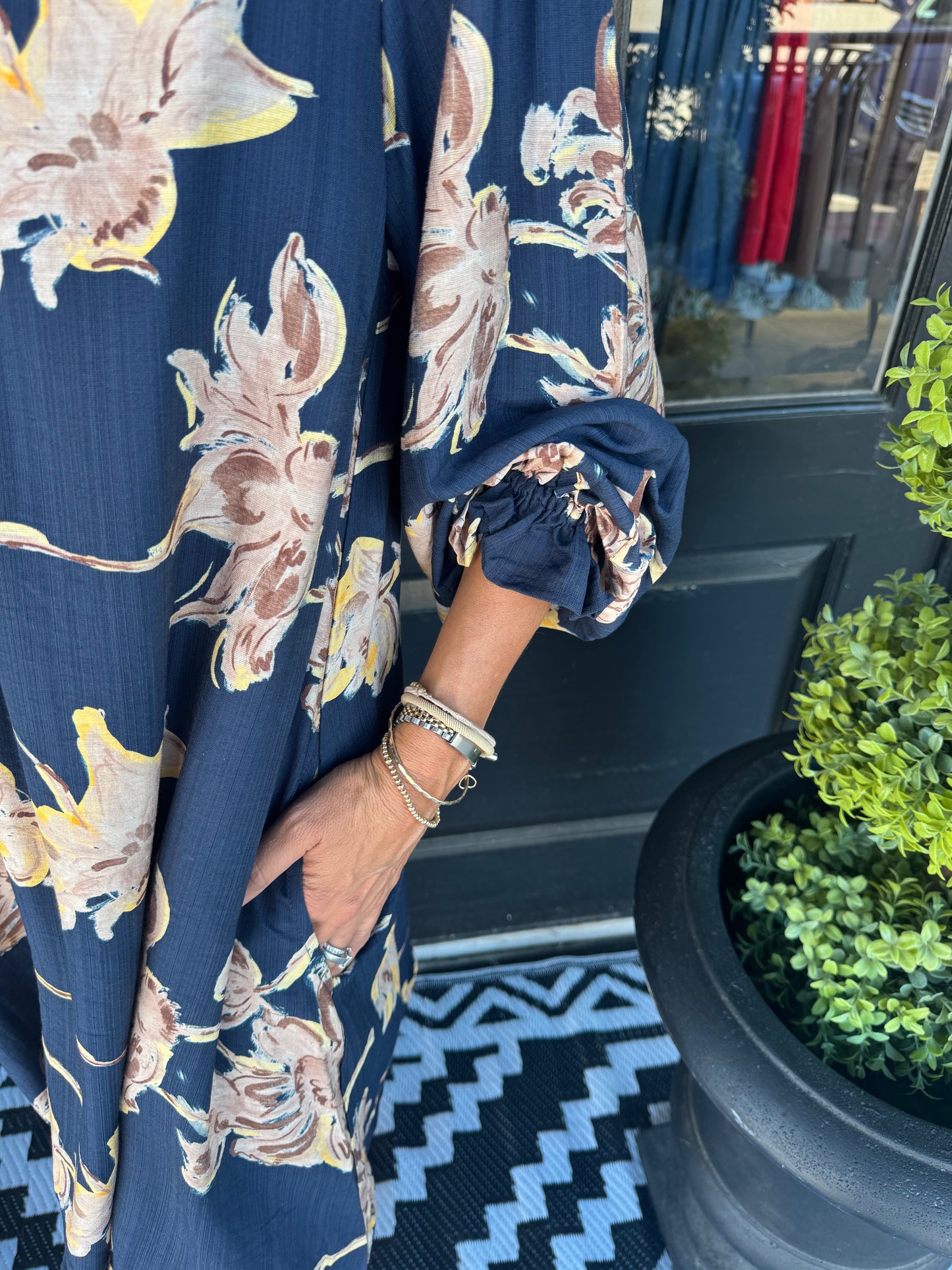 Olivia Dress - Navy