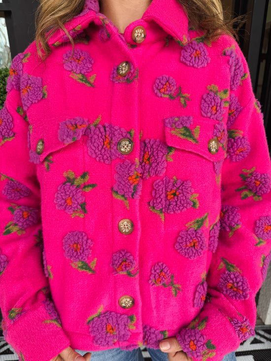 Ivy Jane Bonnie Puff Floral Barn Jacket