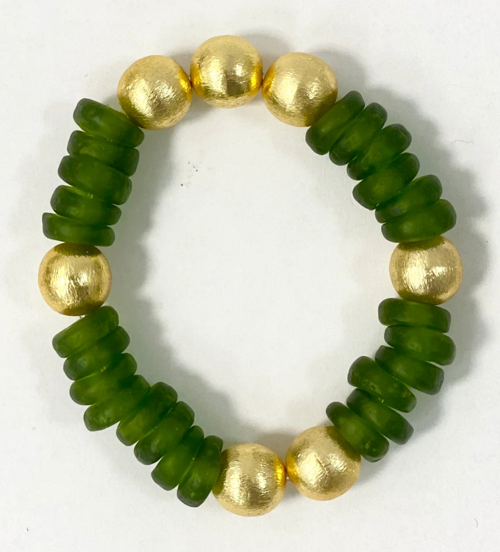 Sierra Sky Bracelet Lime Green - Coastal Grit