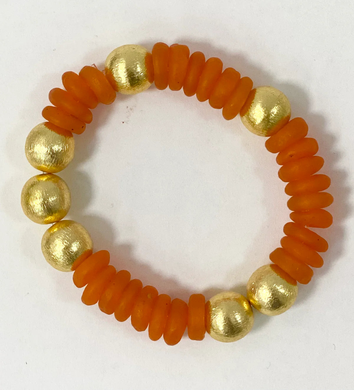 Sierra Sky Bracelet Orange Coral- Coastal Grit