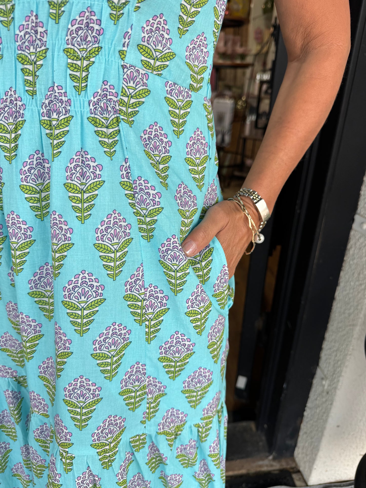 Uncle Frank Lavender Blooms Dress