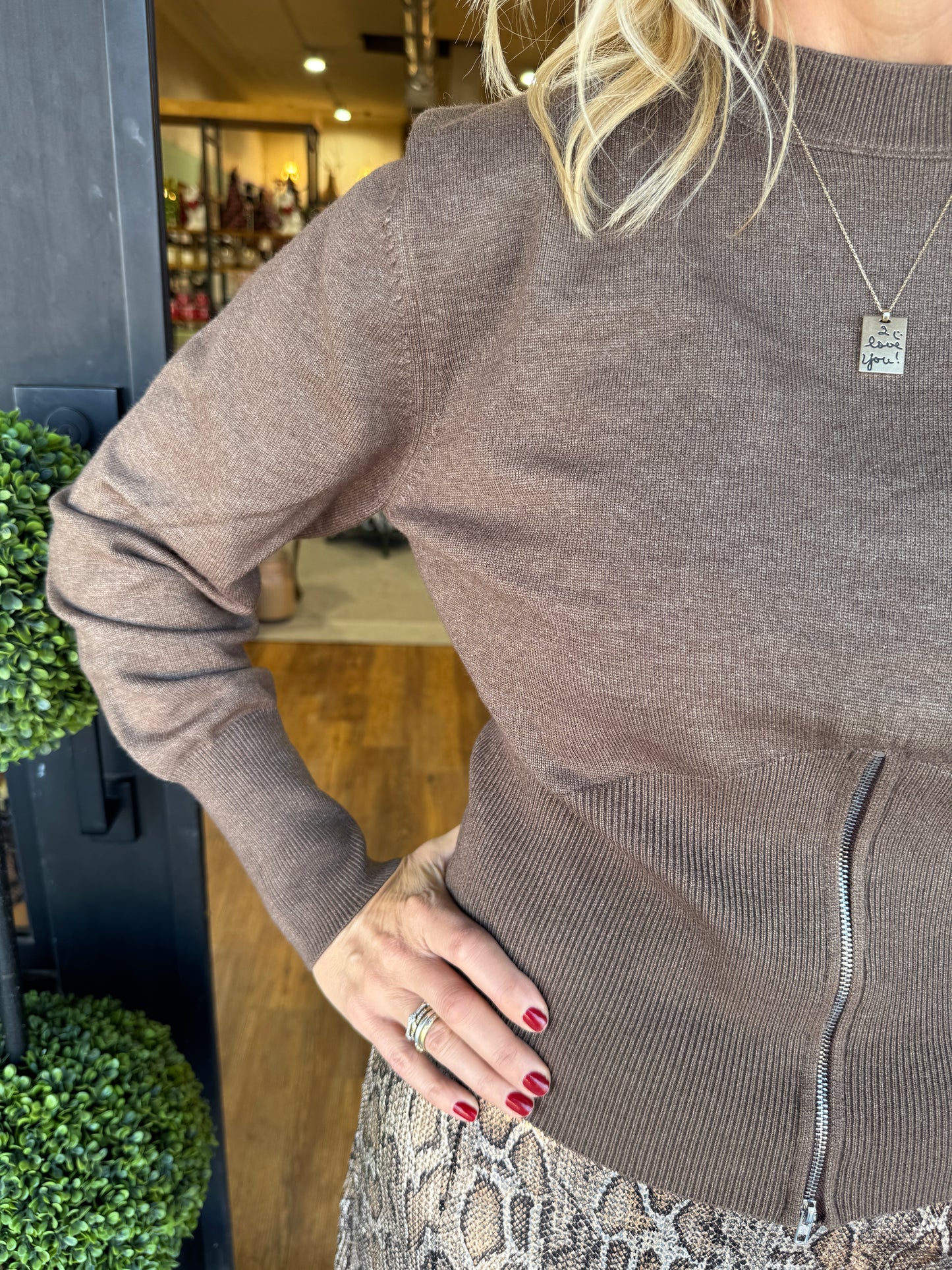 Zayla Sweater- Mocha