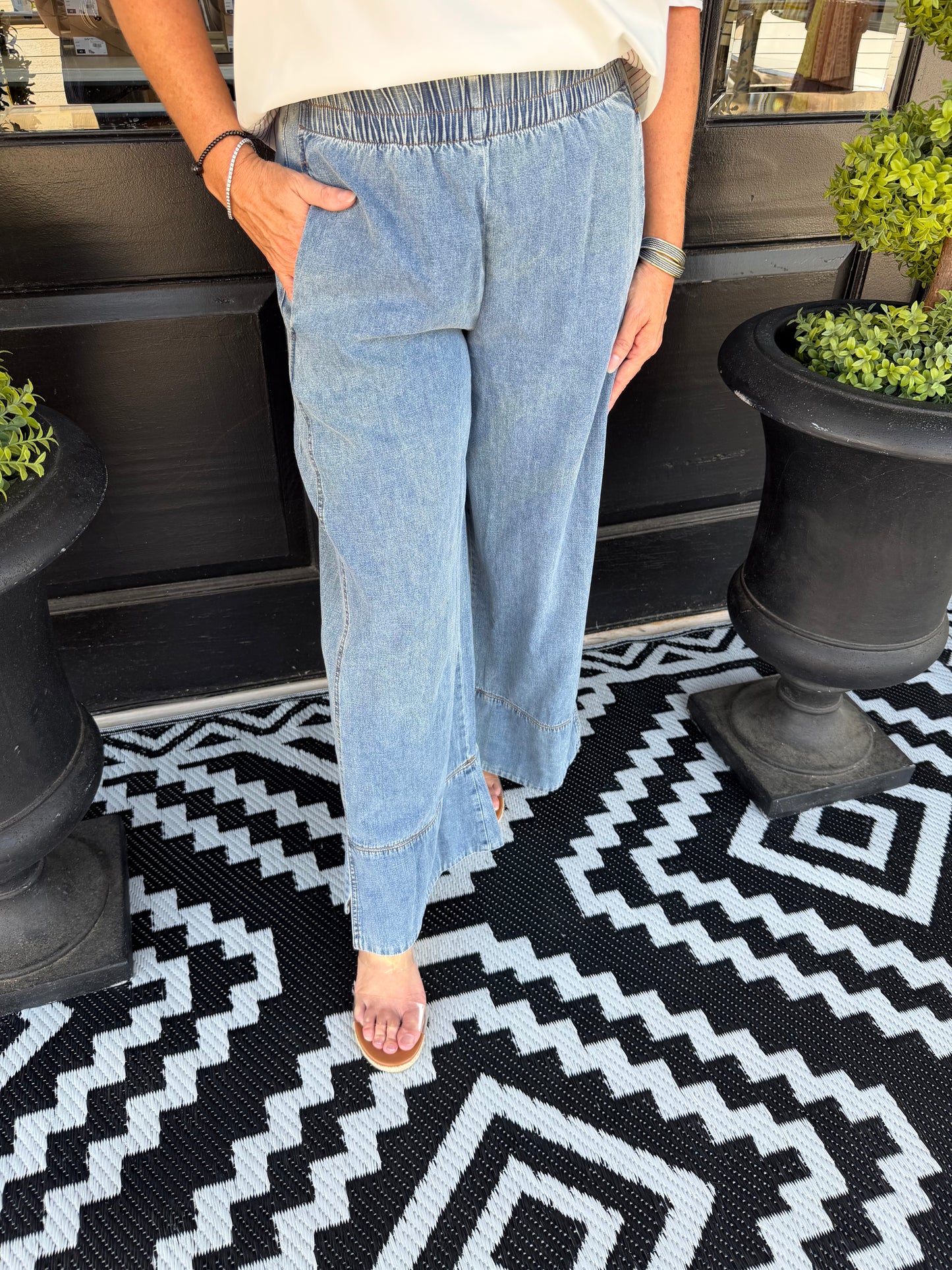 Priscilla Pant - Light Denim