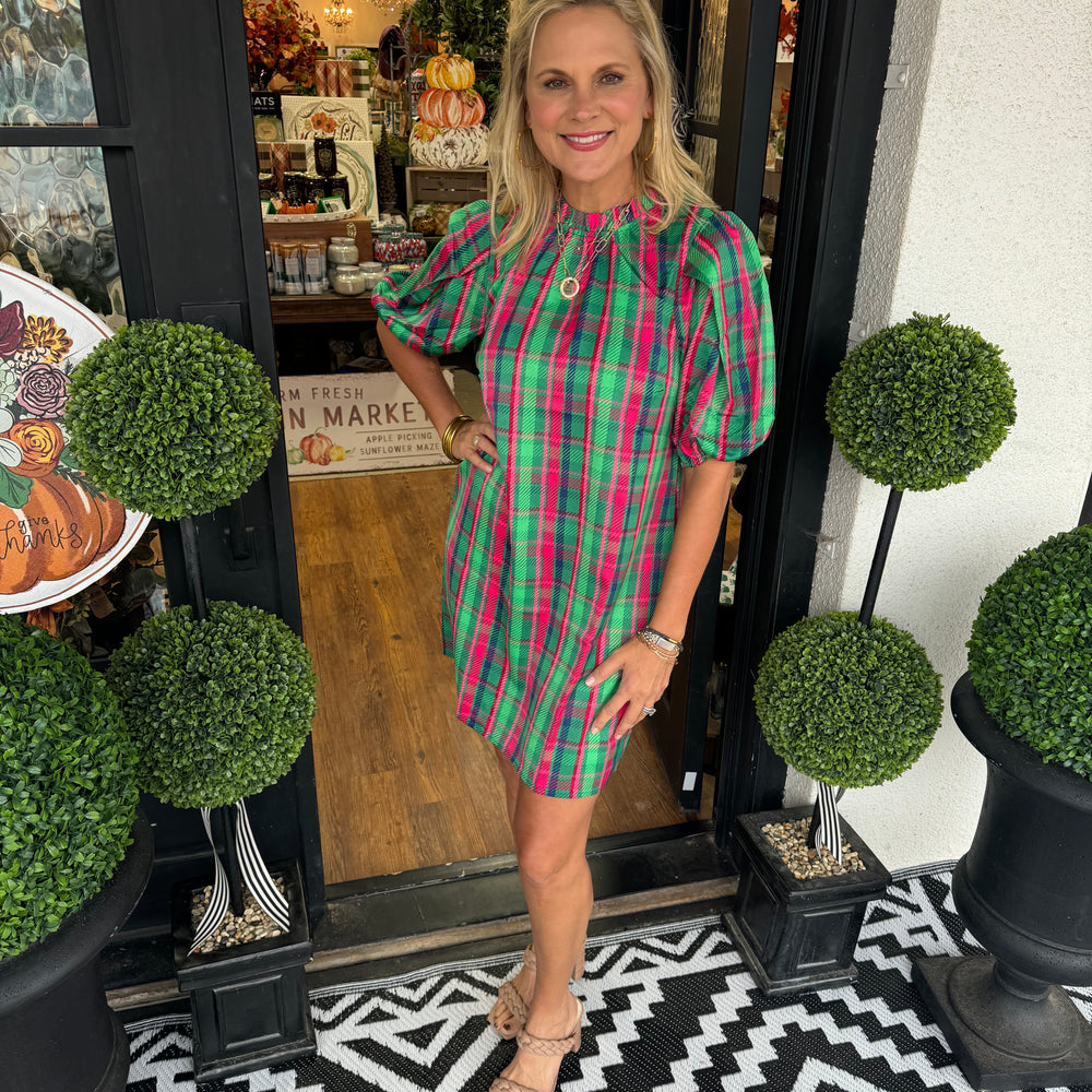 
                  
                    Libby Plaid Dress
                  
                