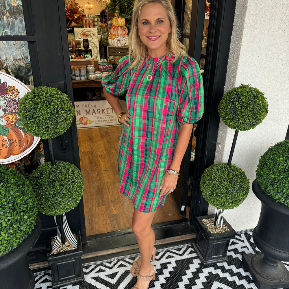 
                  
                    Libby Plaid Dress
                  
                