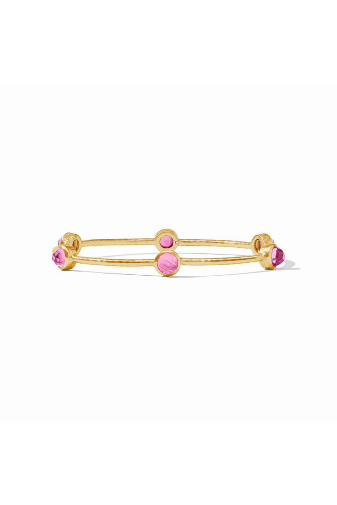 Milano Luxe Bangle - Iridescent Tourmaline Pink