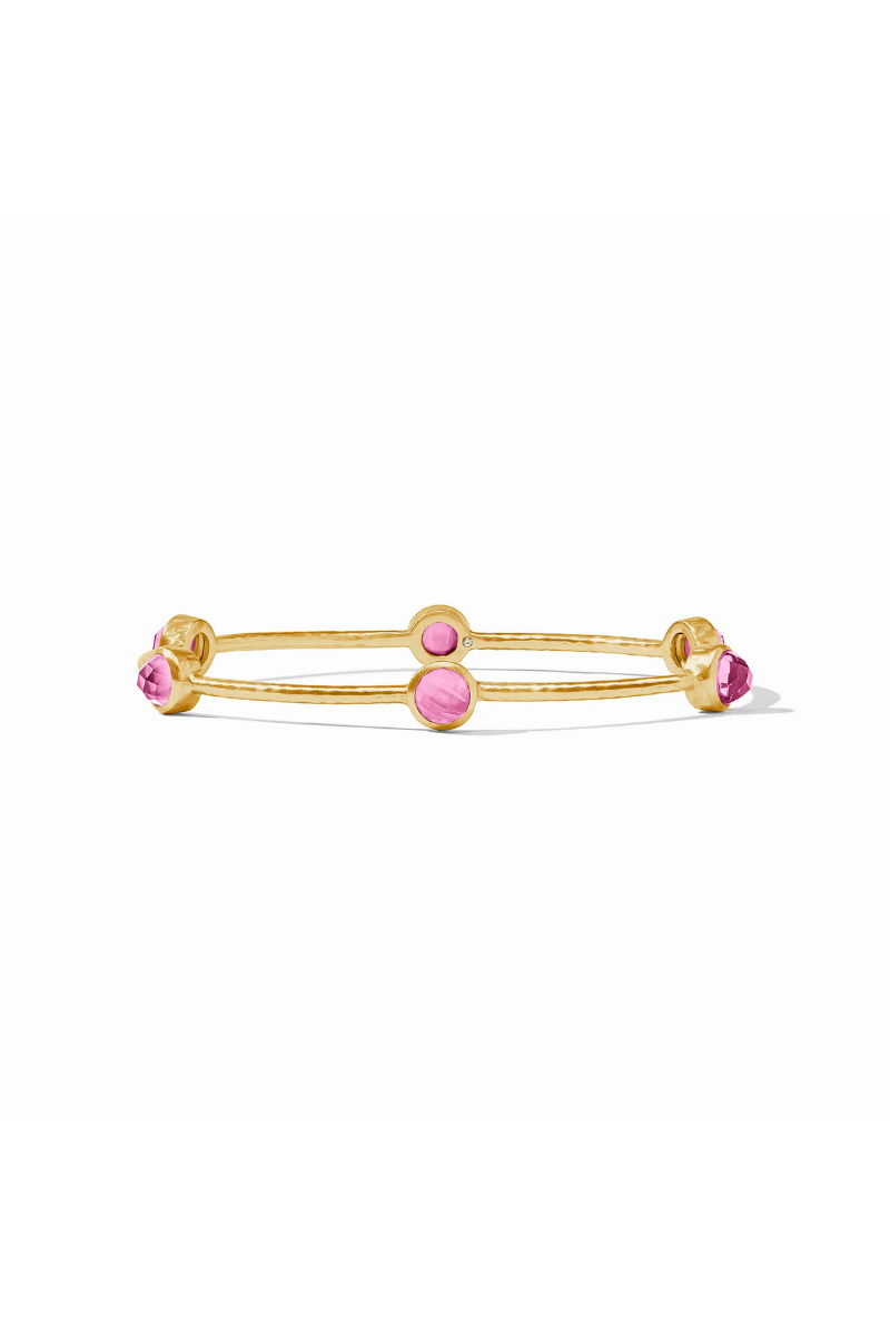 Milano Luxe Bangle - Iridescent Tourmaline Pink